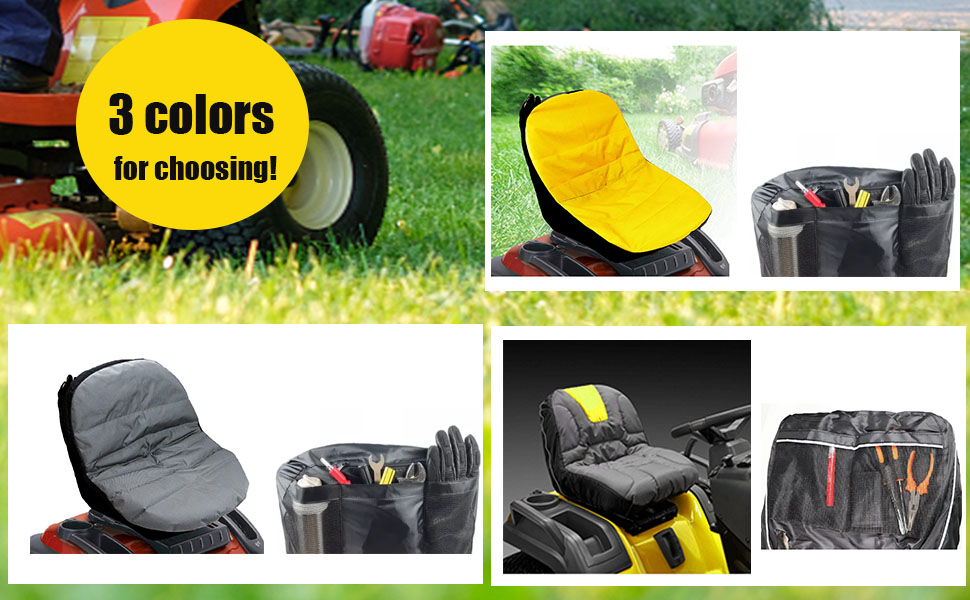 Riding Lawn Mower Seat Cover Compatible with John Deere,Craftsman,Cub Cadet,Kubota