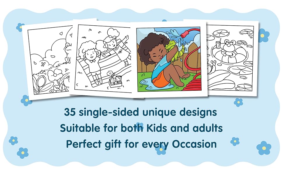 35 Single Sided Unique Designs For Kids And Adults. Perfect Gift For Any Occasion.