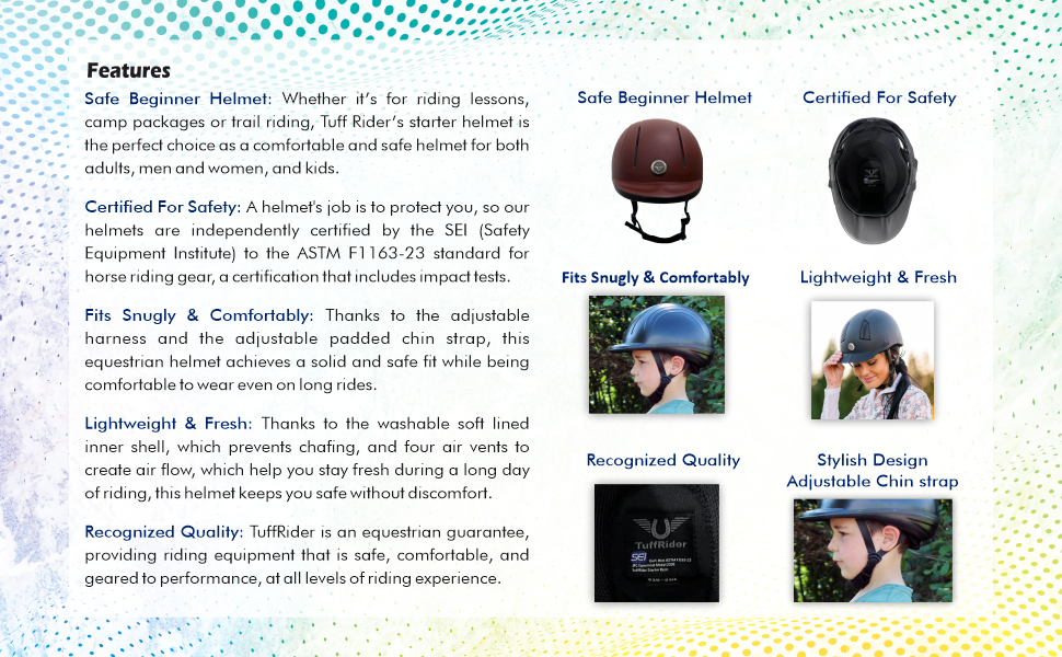 TuffRider Starter Basic Helmet