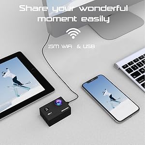 Amazon | Apexcam アクションカメラ 4K 2000万画素 WiFi搭載 40M