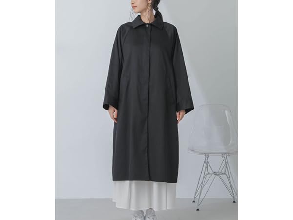Amazon | [ナノ・ユニバース] 撥水＆花粉ガード加工2way衿ステン