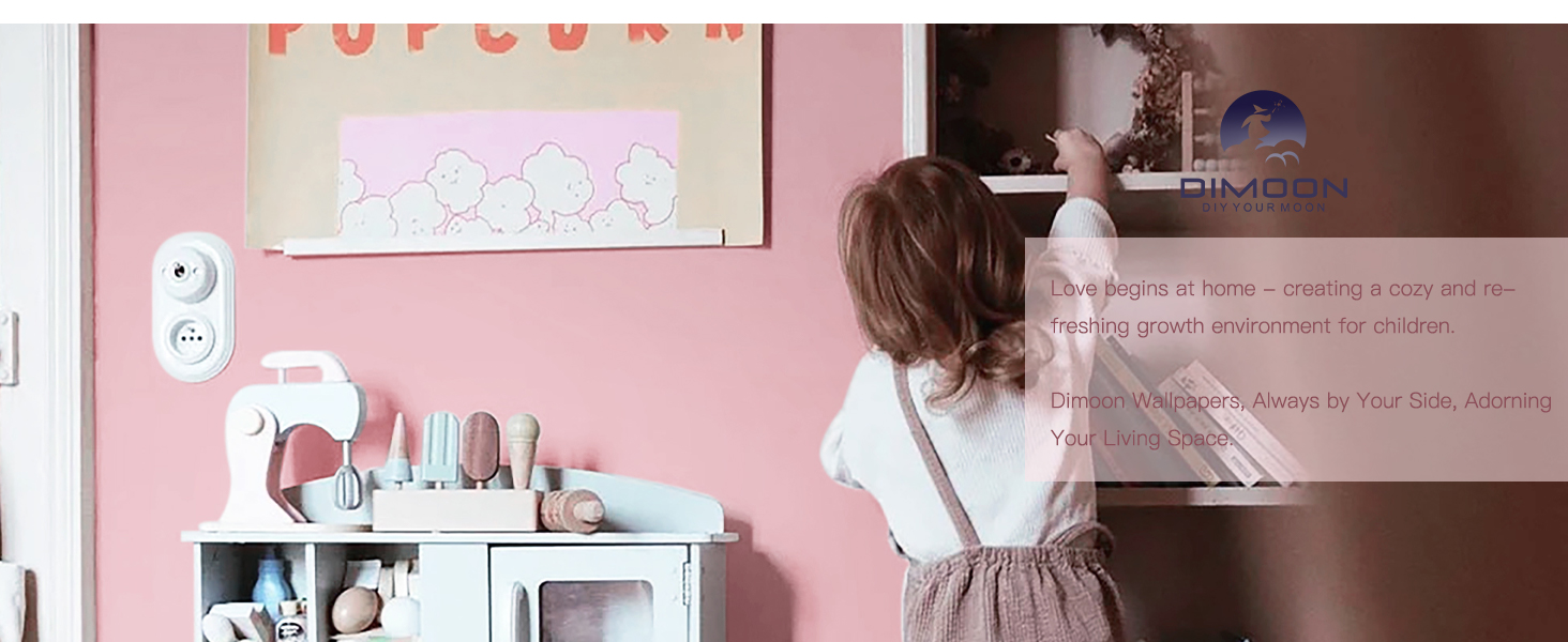 Peel and Stick Wallpaper Pink Contact Paper Thickening Renter Friendly