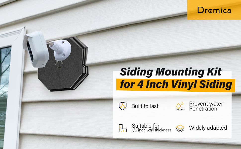 Vinyl Siding Mounting Blocks, Siding Mounting Kit, 130110006002 Octagon