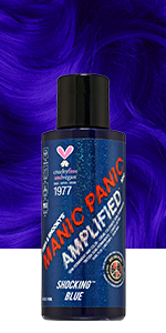 Shocking Blue hair color amplified