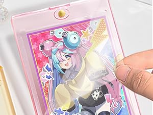 MENGLIN マグネットローダー ライトピンク透明 磁石式 (ローダー×2