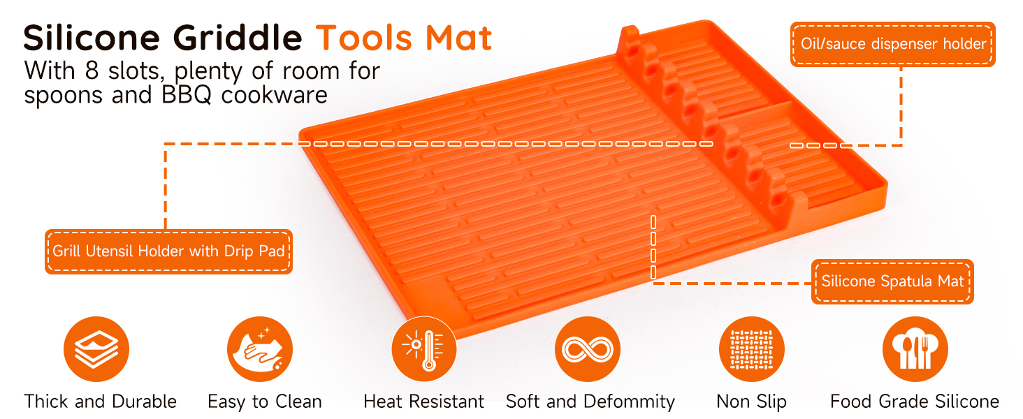 for blackstone silicone mat