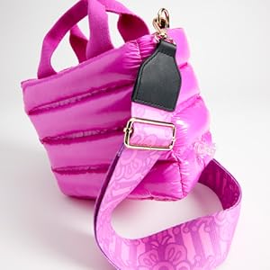 Betsey Johnson Thar She Blows Wet Nylon Mini Tote, Pink
