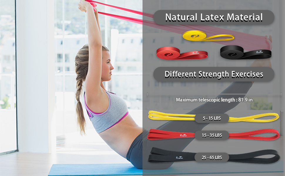 Natural Latex Resistance Bands