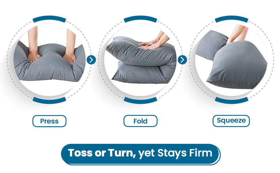 Sleepsia Full Body Pillow Long Velvet Pillow for Sleeping 18X53