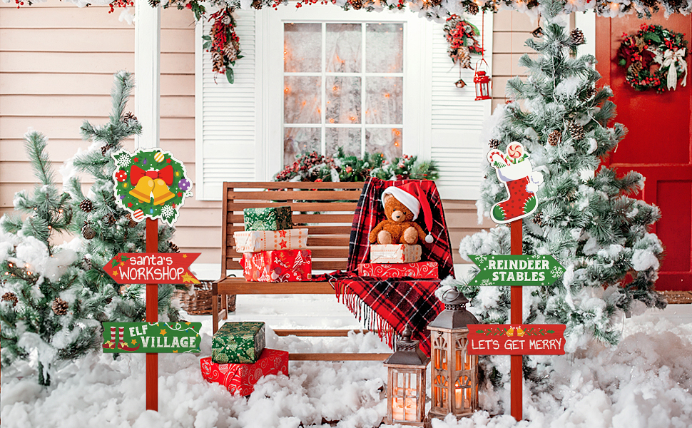 Christmas Garden Stakes 