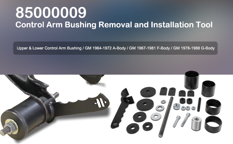 Upper & Lower Control Arm Bushing Removal and Installation Tool Service