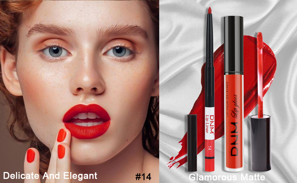 liquid lipstick and liner set 4