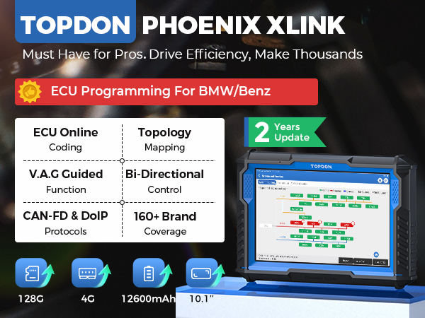 TOPDON Phoenix XLink - Advanced ECU Programming and Coding Tool