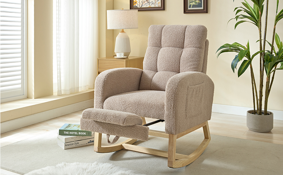 Rocking Chair Nursery with Foot Rest