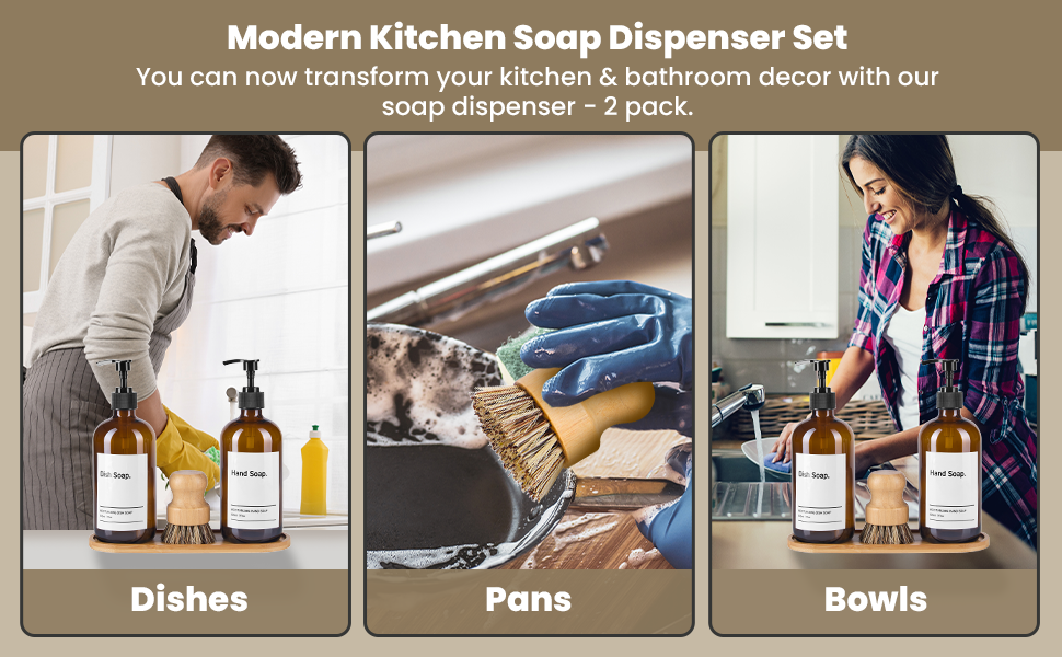 kitchen dish soap dispenser