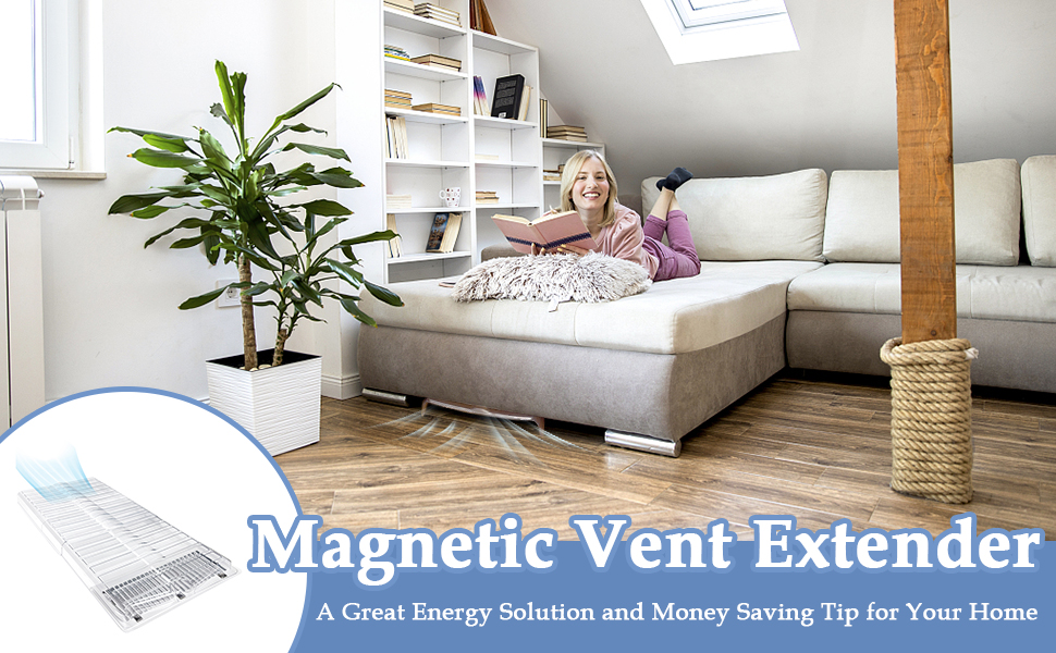 Air Vent Extender for Under Furniture, Floor Vent Deflector