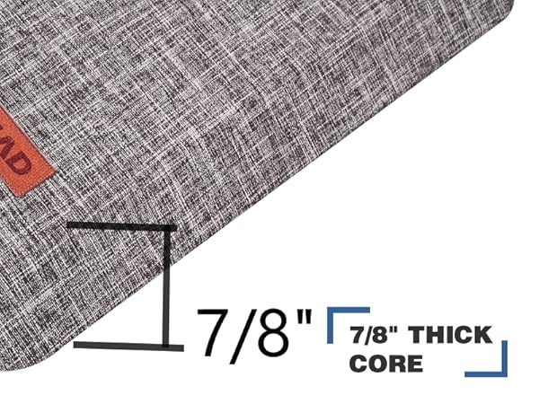 7/8‘’ thick mat