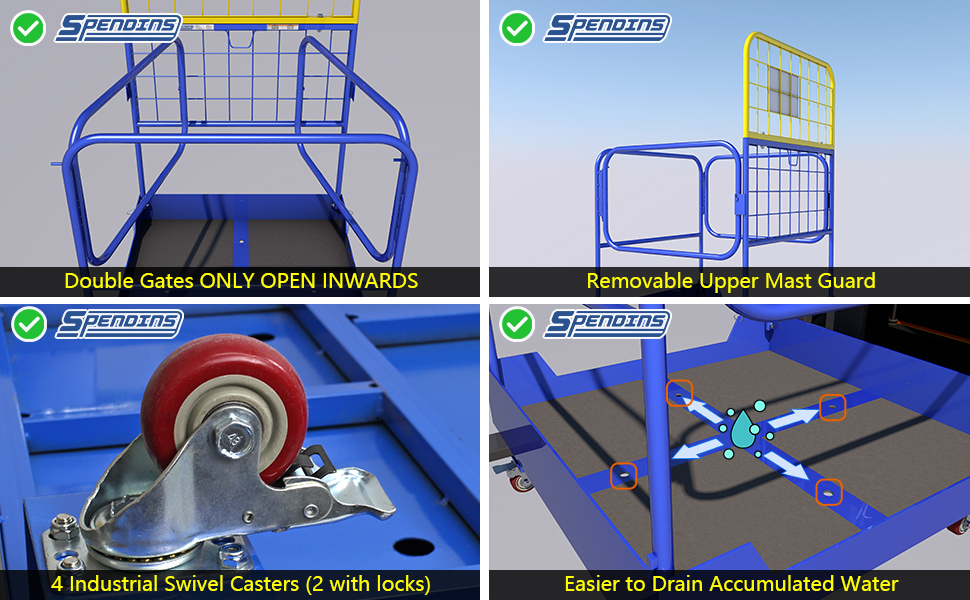 Amazon.com: SPENDINS Forklift Safety Cage, 36