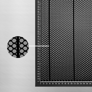 精密で堅牢なハニカムホール
