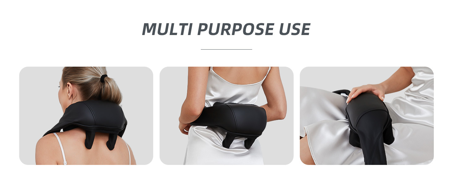 FSA HSA Eligible Neck Massager with Heat, Cordless Neck