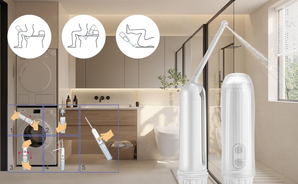 Portable Travel Bidet Electric Handheld for Women & Man Bidet Sprayer