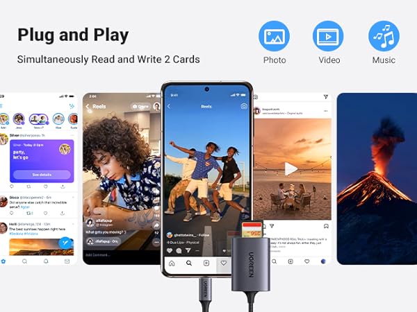 SD Card Reader USB C