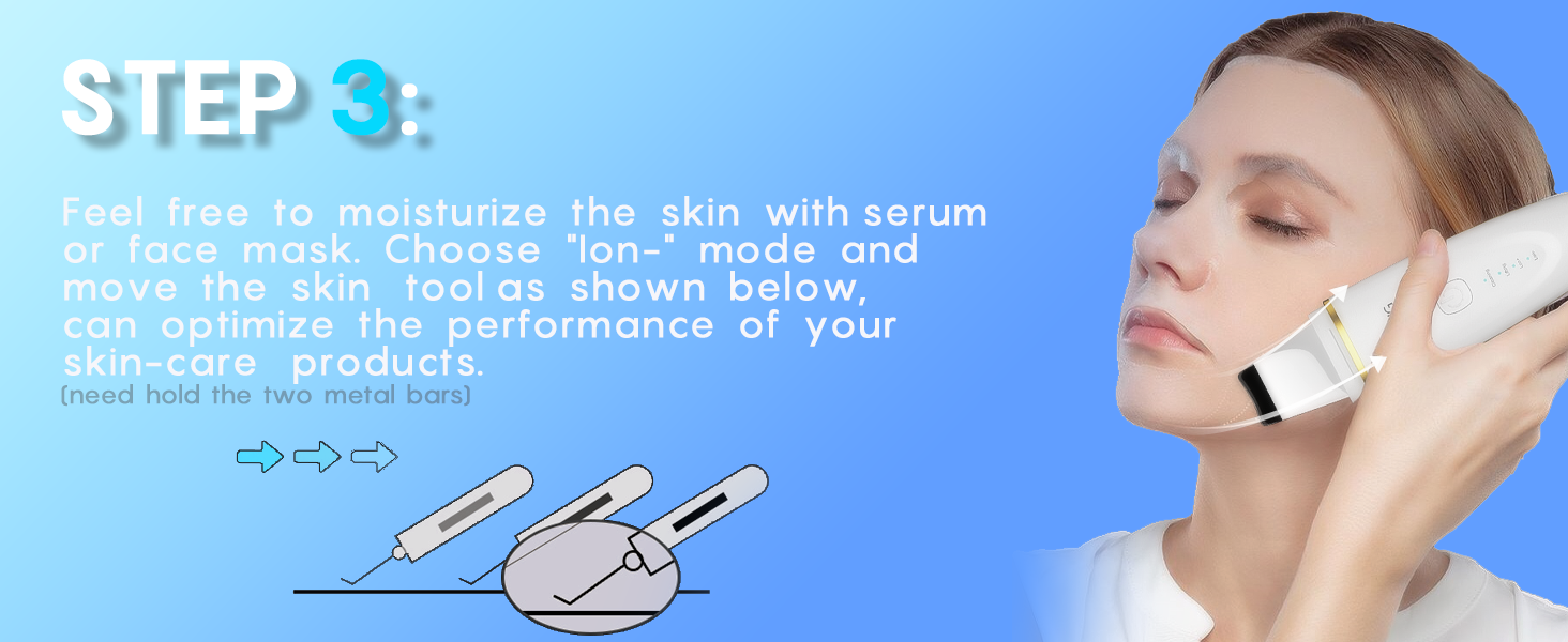 GUGUG Skin Spatula, Skin Scrubber Face Spatula Pore Cleaner