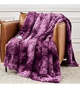 Homemate Heated Blanket Electric Throw - 50x60 Heating Blanket Throw 5 Gears Auto-Off 10 Heat Lev...