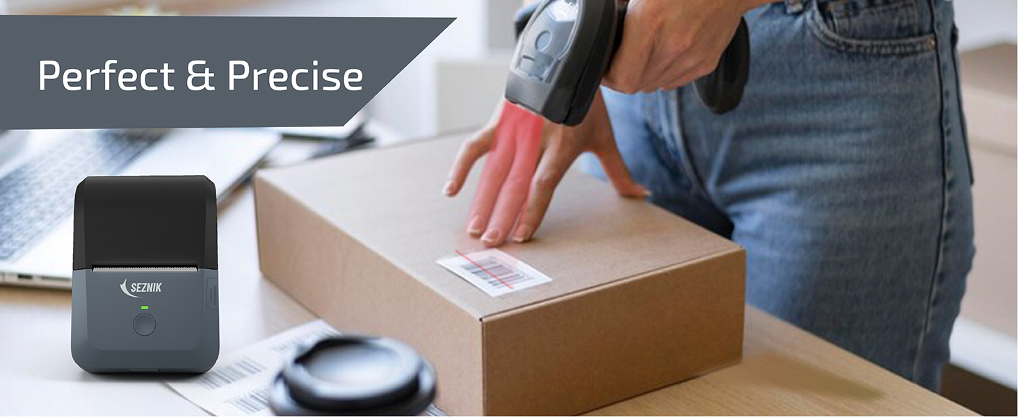High-quality 203 DPI thermal printing – delivers sharp, clear text and detailed label output
