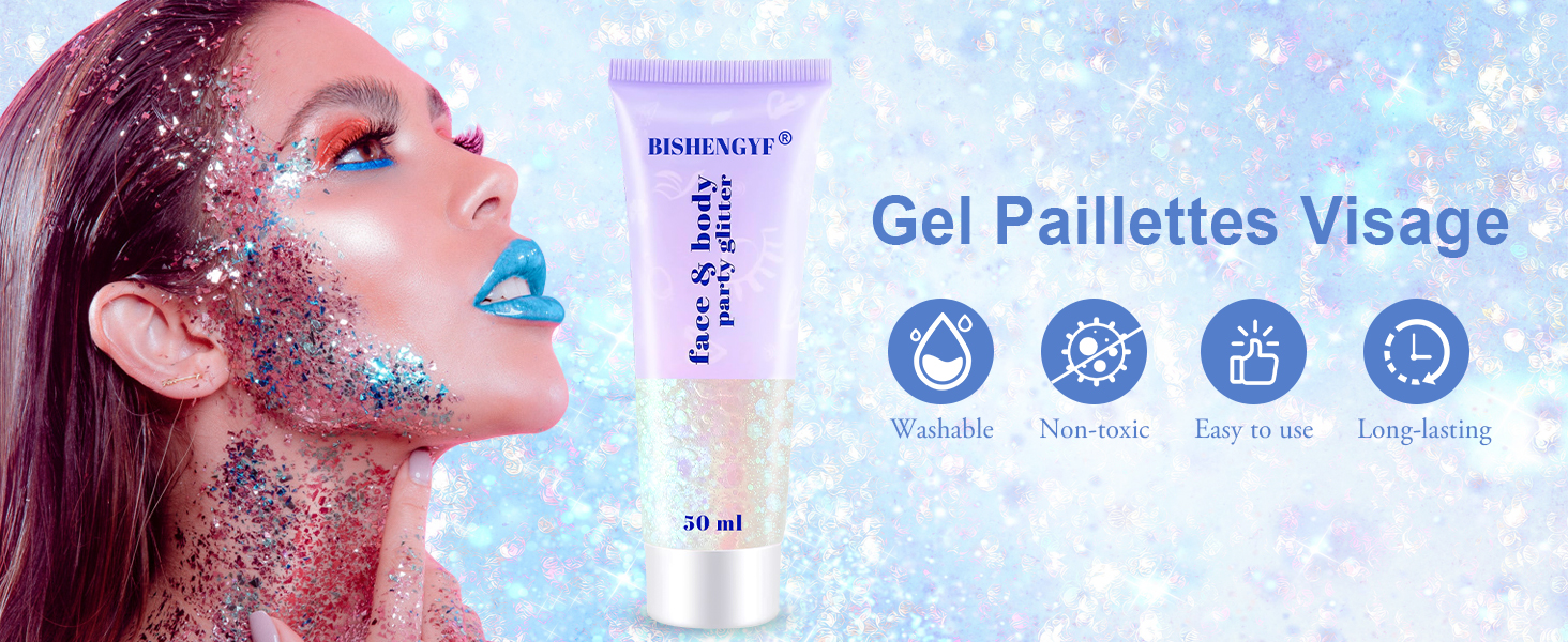 body glitter gel