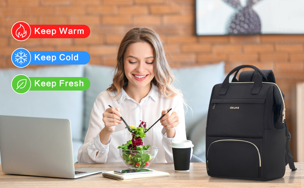 OIWAS Lunch Backpack for Women Insulated Cooler Backpack, Picnic