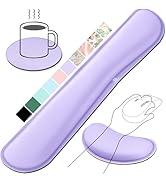 Gimars Upgrade Enlarge Silky Gel Memory Foam Wrist Rest for Computer Keyboard, Mouse, 3 PCS, Ergo...