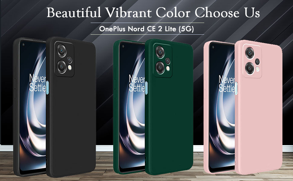 LIRAMARK Silicone Soft Back Cover Case for OnePlus Nord CE 2 Lite 5G / 1+Nord CE 2 Lite 5G (Silicone Black) 35 liramark