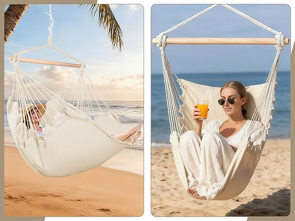 Amazon.co.jp: Rxakudedo ハンモックチェア 吊り下げ 室内 室外