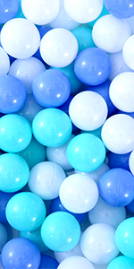 White Blue Green Balls