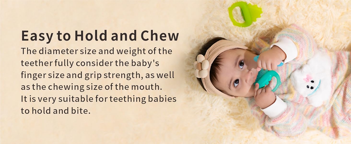 Baby Teether Toys,Water Fillable Baby Teething Relief