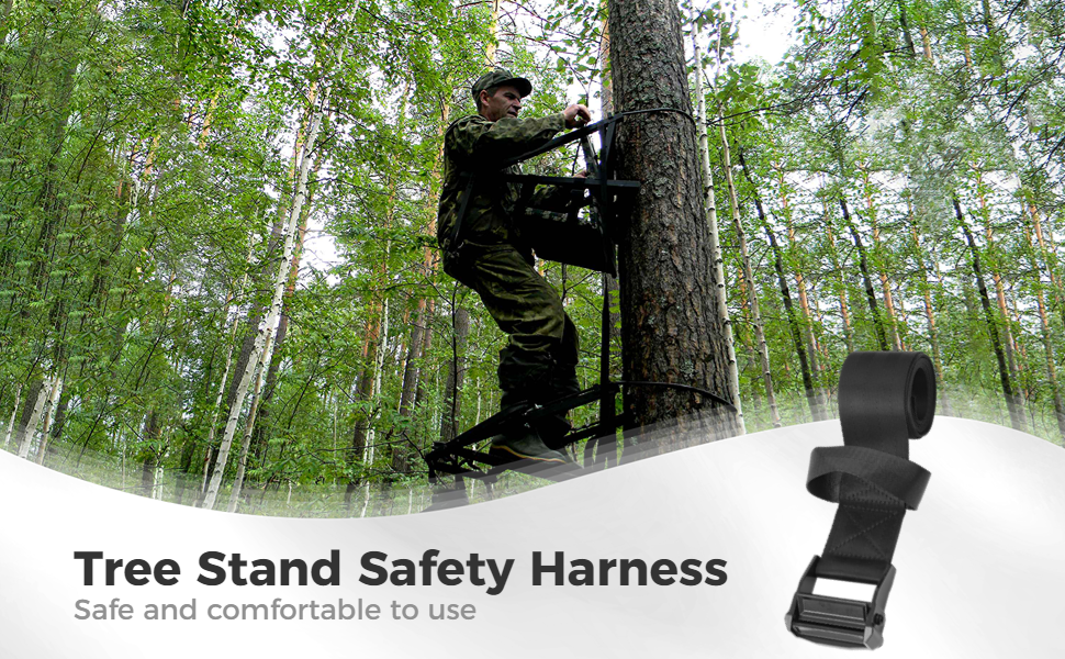yeesport Tree Stand Safety Harness, Adjustable Safety Tree