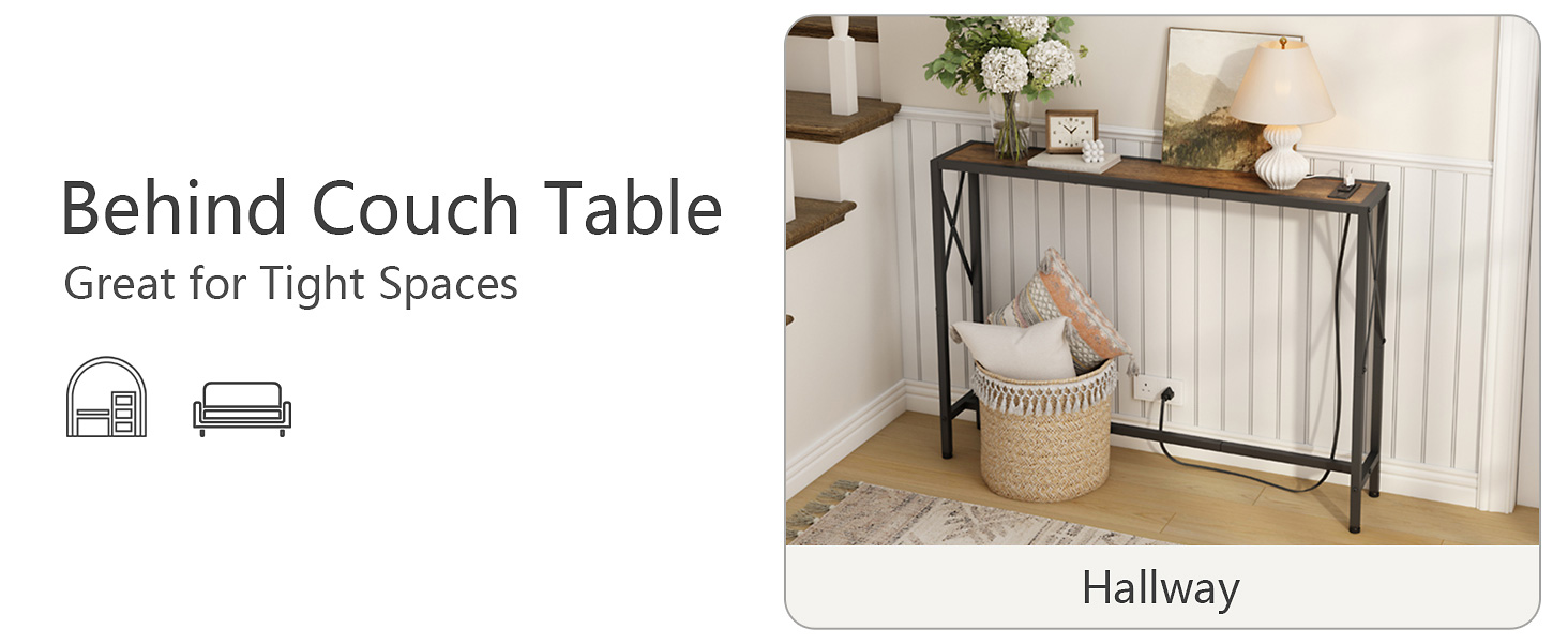 Console Table Power Outlets 