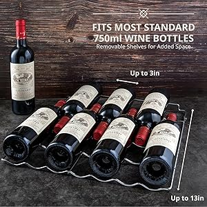 Ivation wine cooler fits 750ml bottle