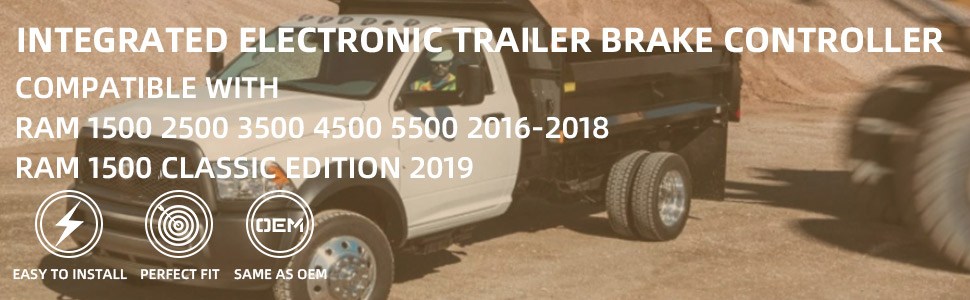 DODGE RAM 1500 2500 3500 4500 Electronic Trailer Brake Controller
