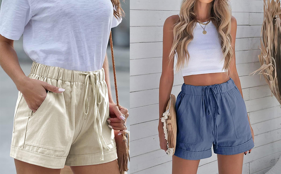 Drawstring Casual Shorts