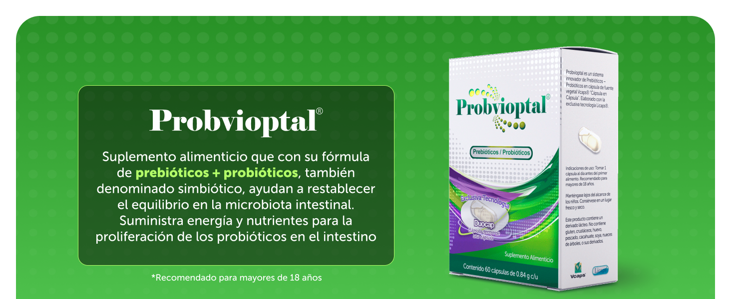 probvioptal prebióticos duocap digestivo balance nutricional simbioticos probióticos 