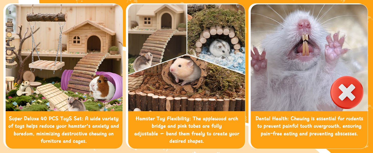 Hamster Toy Flexibility