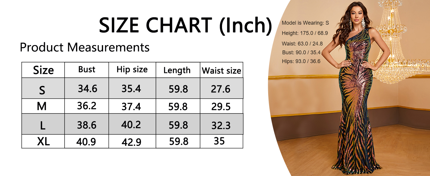 Size chart 190 black