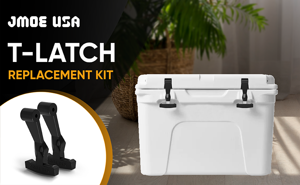 Jmoe USA Upgraded Cooler Latches Replacement Fits RTIC