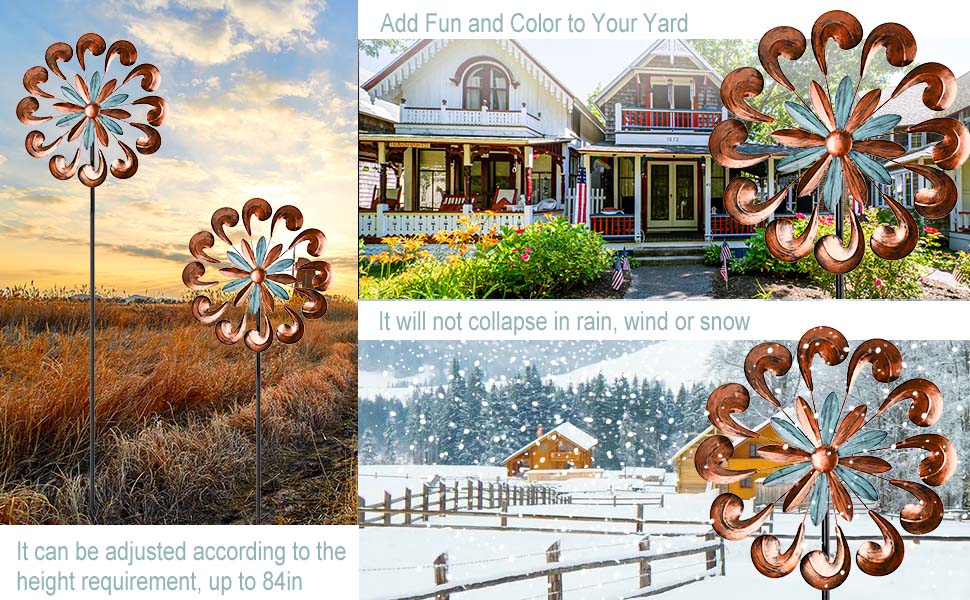 Wind Sculptures Yard Art Decor