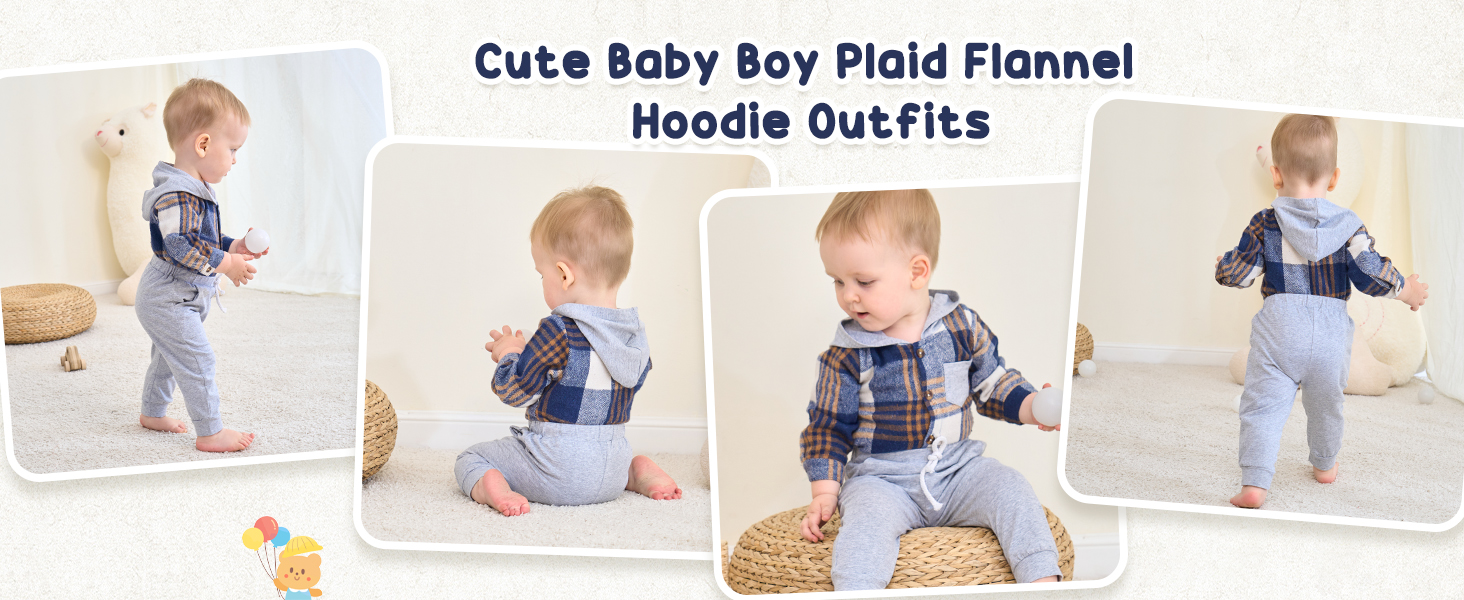 BABY BOY PLAID CLOTHES