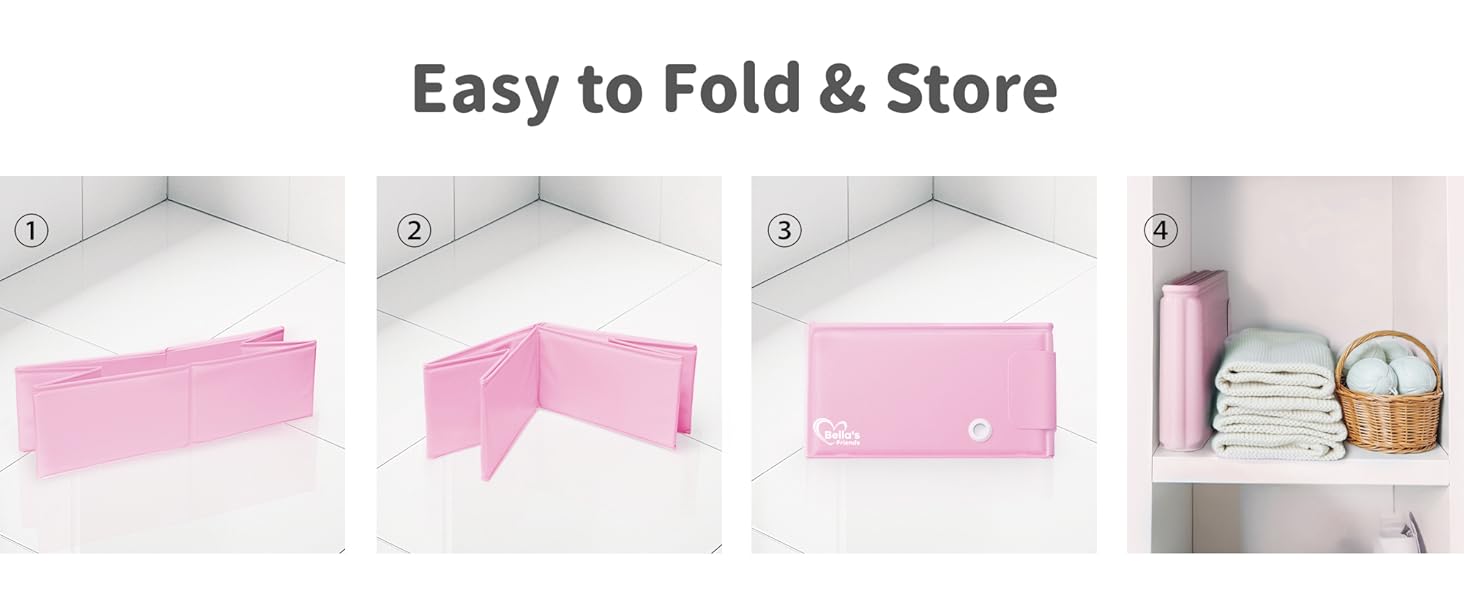 This tub is easy to fold and store within 5 seconds, super convenient for small apartment and outing