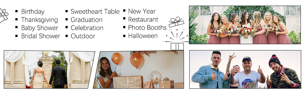 party backdrop
