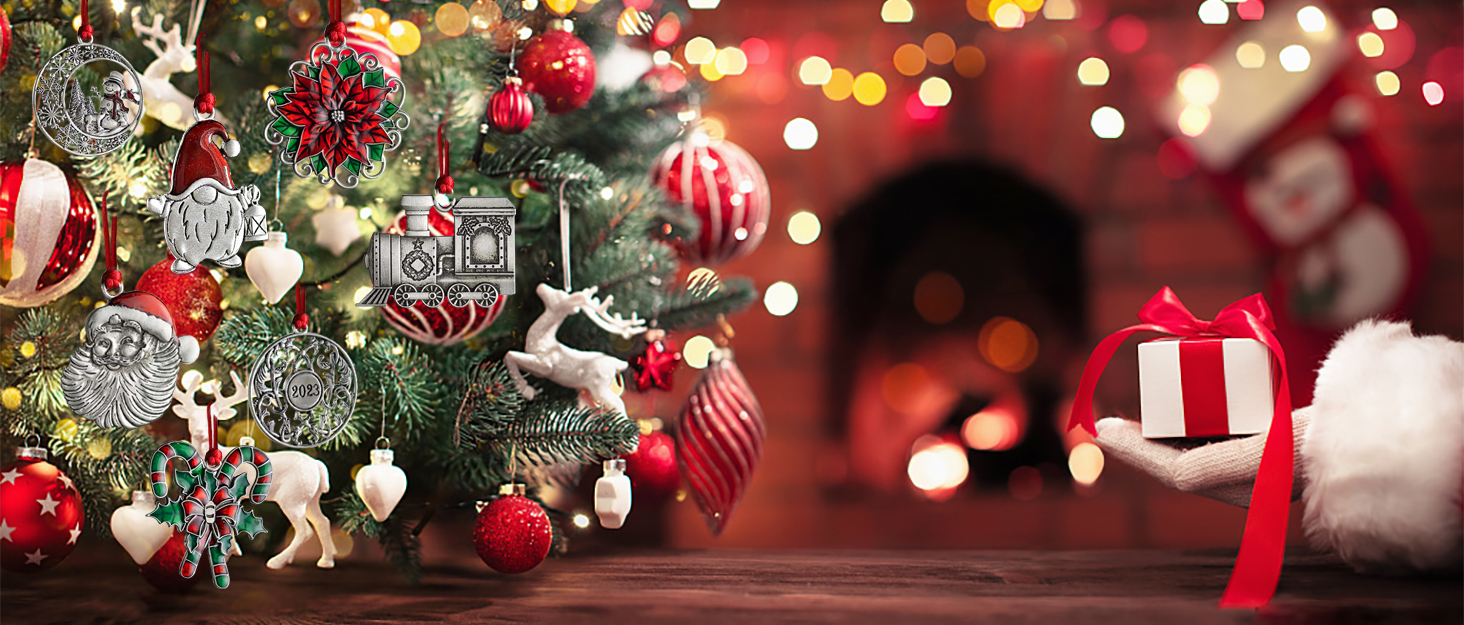 Christmas Ornaments, 2024 Solid Pewter Christmas Tree